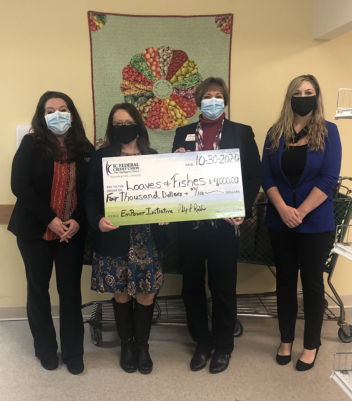 IC donation to Loaves Fishes