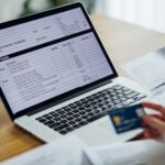 Couple Paying Bills at Home